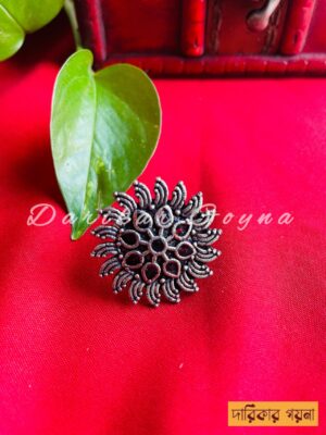 Adjustable Floral Antique Finger Ring